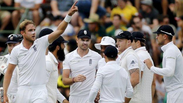 England celebrate