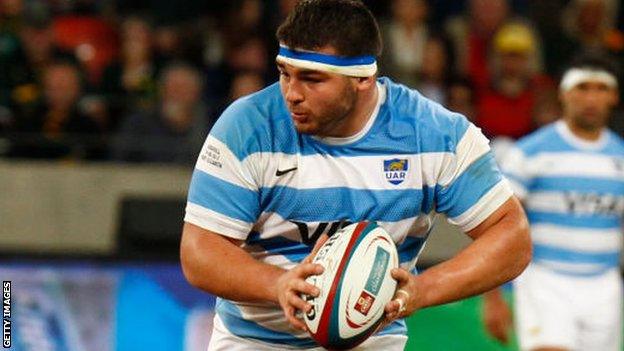 Argentina international Enrique Pieretto will join Glasgow Warriors this summer