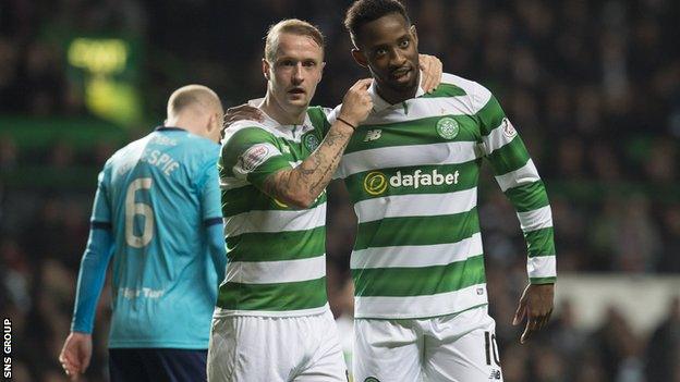 Leigh Griffiths and Moussa Dembele