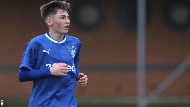 Rangers youth Billy Gilmour