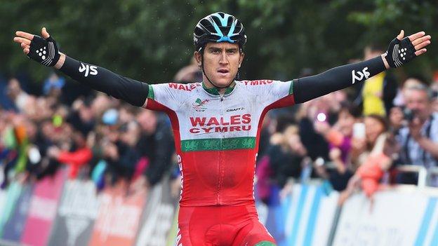 Welsh cyclist Geraint Thomas