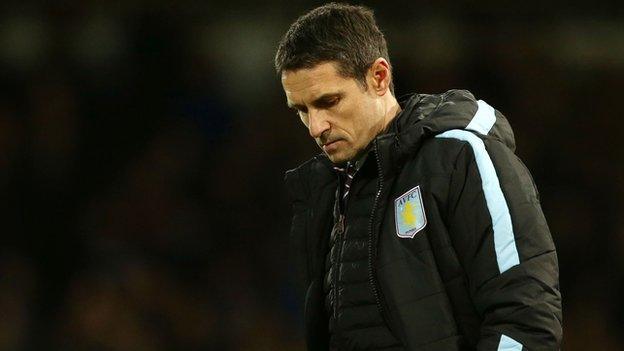 Aston Villa manager Remi Garde