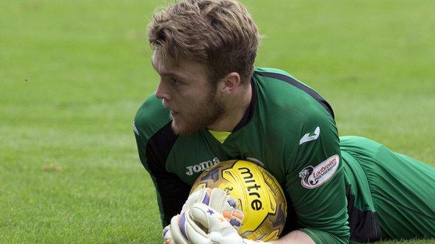 St Johnstone goalkeeper Zander Clark