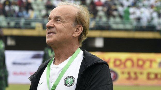 Former Nigeria coach Gernot Rohr