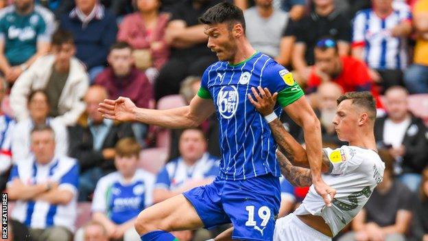 Kieffer Moore joined Wigan Athletic from Barnsley in August