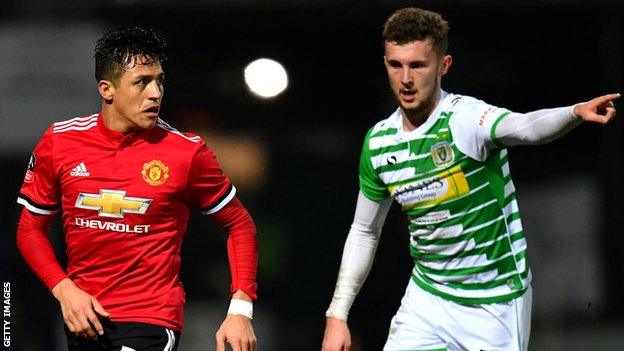 Tom James was part of the Yeovil team that faced Manchester United in the FA Cup in 2018