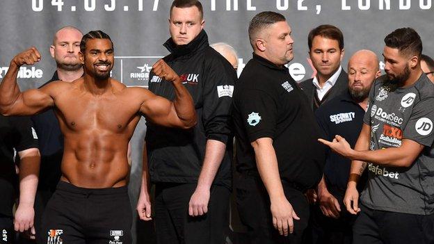 David Haye and Tony Bellew