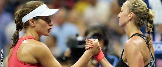 Johanna Konta and Petra Kvitova