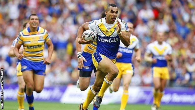 Ryan Atkins was twice a Challenge Cup winner with Warrington at Wembley, scoring two tries in the 2010 final against Leeds and another in the 2012 win over the Rhinos