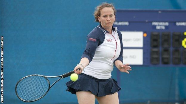 Valerie Copenhagen, Team GB deaf tennis player