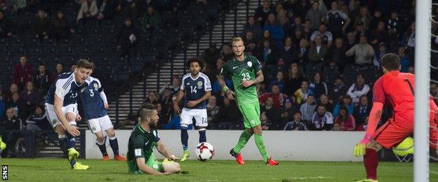 Sub Chris Martin fired in the crucial winner with only minutes left to play at Hampden