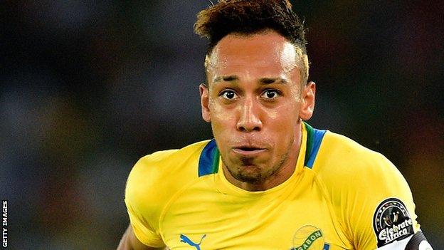 Gabon striker Pierre-Emerick Aubameyang