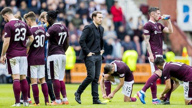 Former Hearts manager Ian Cathro