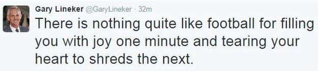 Gary Lineker tweet