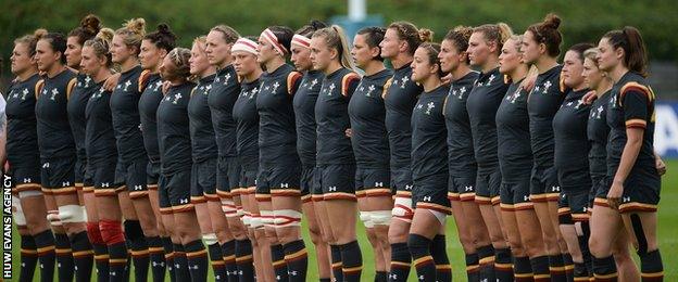 The Wales team that played Canada in the 5th-place semi-final