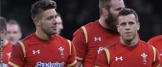 Rhys Webb and Gareth Davies