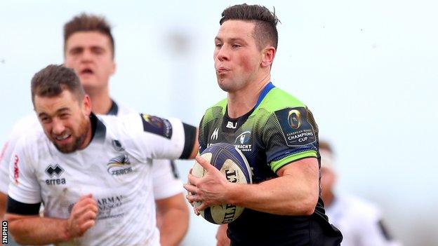 John Cooney was among Connacht's try scorers at the Sportsground