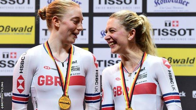 UCI Track World Cup Laura Kenny and Emily Nelson claim final day gold BBC Sport