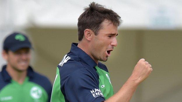 Tim Murtagh's impressive all-round performance helped Ireland edge out Zimbabwe