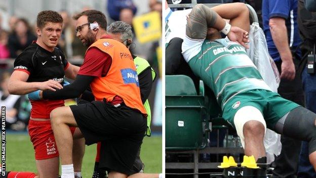 Owen Farrell and Manu Tuilagi