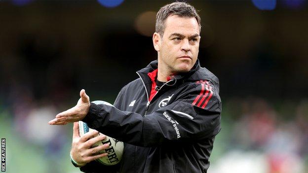 Munster head coach Johann van Graan