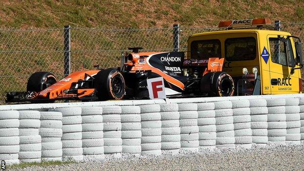 Fernando Alonso's McLaren