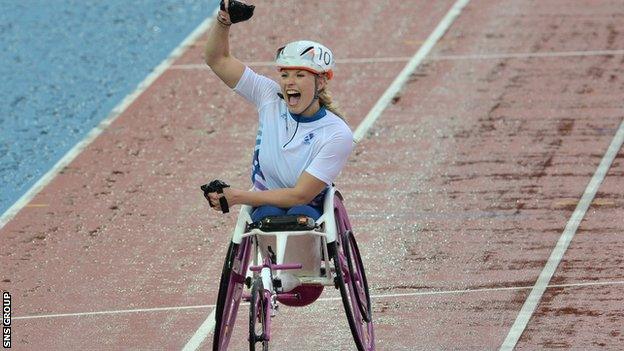 Sammi Kinghorn finished fifth over 1500m at the Glasgow Commonwealth Games in 2014