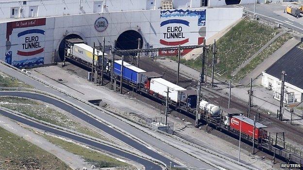 Eurotunnel train