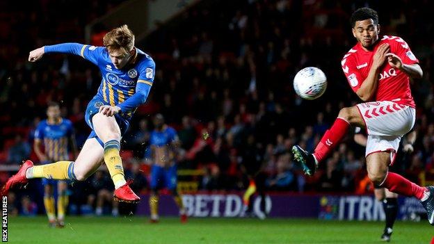 Jon Nolan scores for Shrewsbury