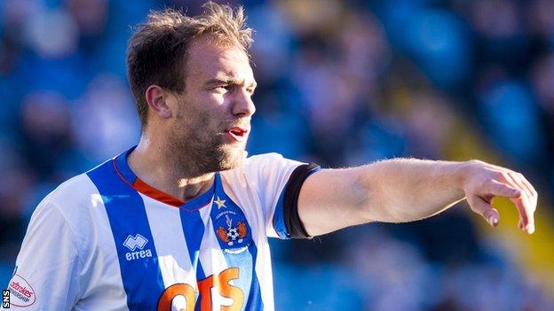 Kilmarnock defender Conrad Balatoni