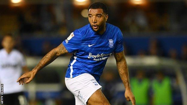 Deeney in action for Birmingham City