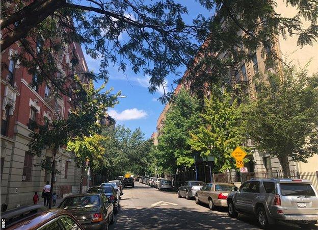 Althea Gibson's street in Harlem