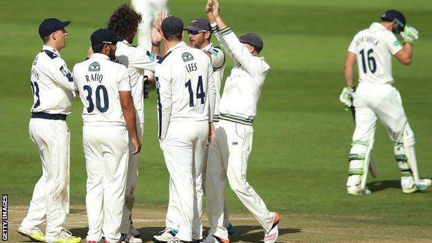 Yorkshire celebrate