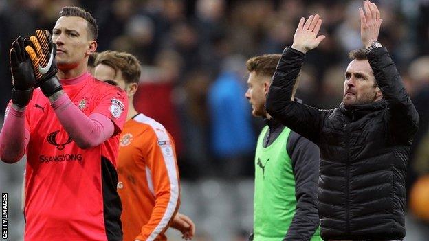 Nathan Jones (right) has guided Luton to top spot in League Two