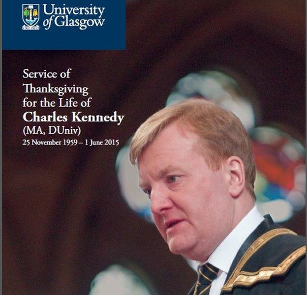 Service for Charles Kennedy