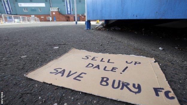 Bury FC sign