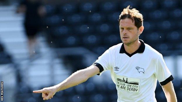 Richard Stearman in action for Derby County