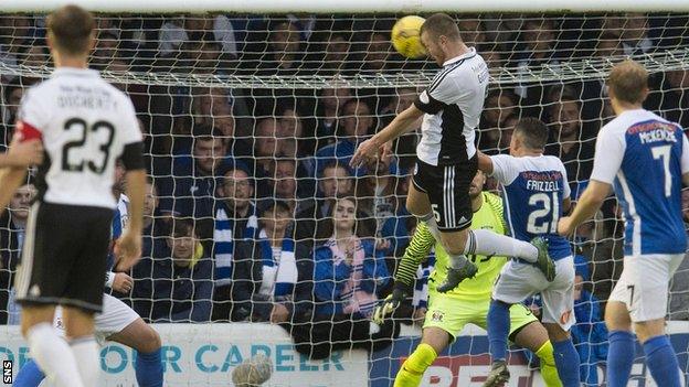 Ayr United's Andy Geggan