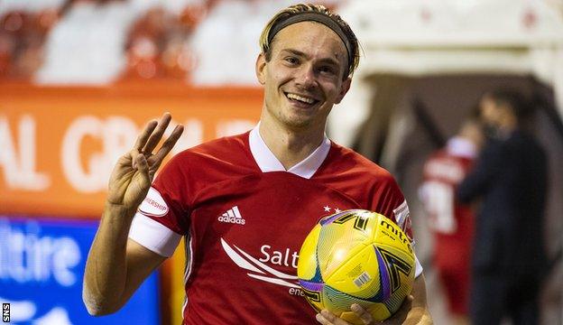 Ryan Hedges celebrates