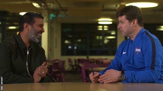 Nihal Arthanayake interviews Spurs boss Mauricio Pochettino