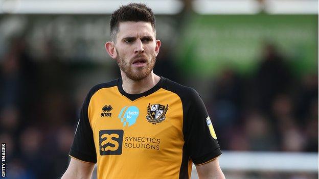 Port Vale centre-back Shaun Brisley