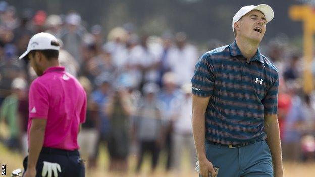 Jordan Spieth at Carnoustie