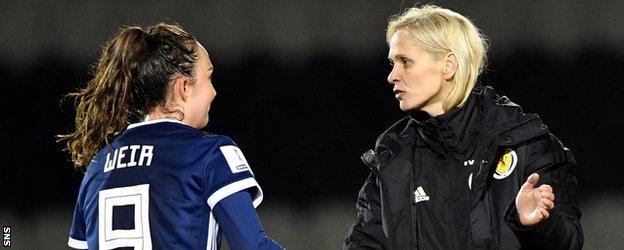 Caroline Weir and Shelley Kerr