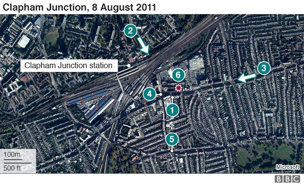 Map of Clapham Junction