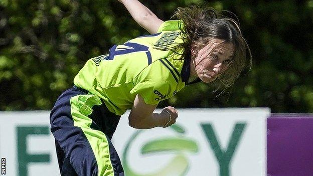 Orla Prendergast took three Pakistan wickets and scored 39 with the bat