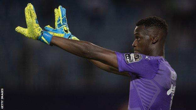 Senegal goalkeeper Edouard Mendy