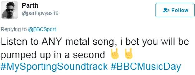 Twitter suggestions from BBC Sport users