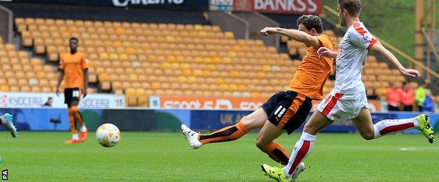 Kevin McDonald opened the scoring for Wolves