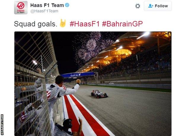 Haas F1 Team Twitter