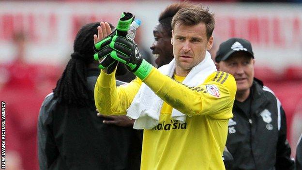 David Marshall played a key part for Cardiff in their Championship win at Nottingham Forest on Saturday